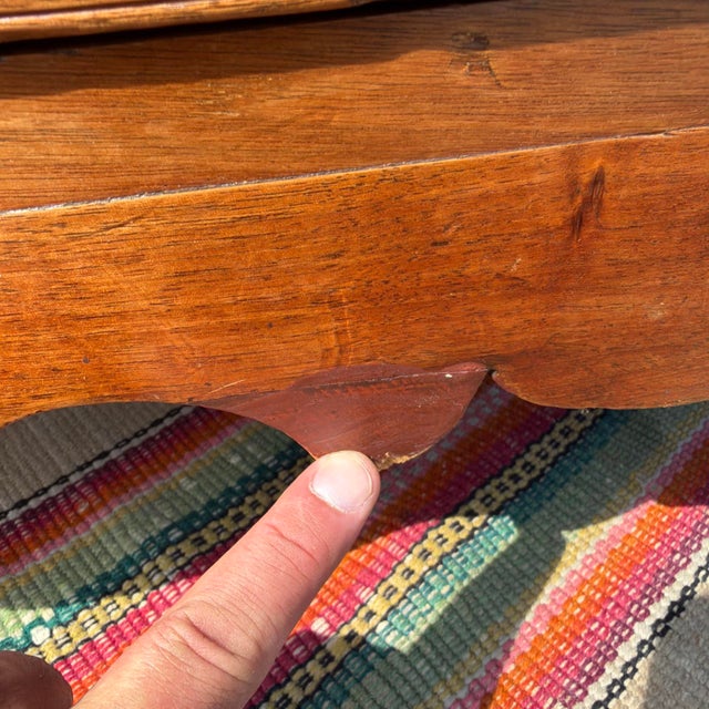 Antique Walnut Sheraton Chest of Drawers, Circa 1810-1820, Western Pennsylvania For Sale - Image 14 of 18