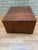 Campaign Style Mahogany Desk Top With 6 Drawer Letter File Chest For Sale - Image 9 of 12
