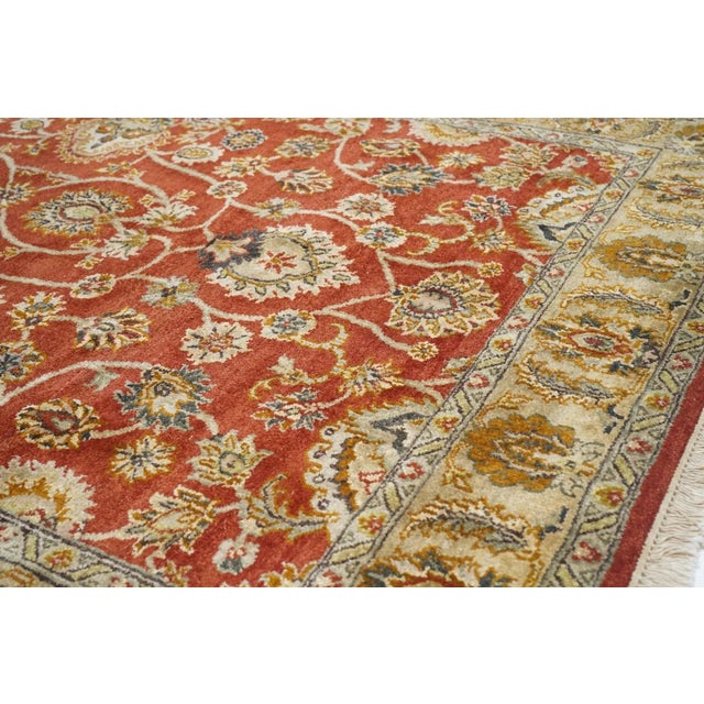 Indian Rug 6'1'' X 9'11'' For Sale In New York - Image 6 of 10