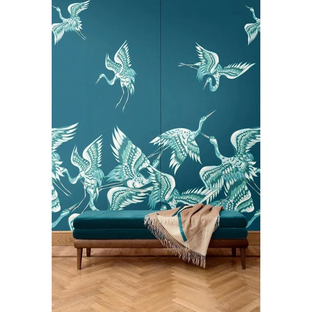 Our collection Herons, decorative and dreamy, shows a group of herons taking flight. The contemporary colours create a new...