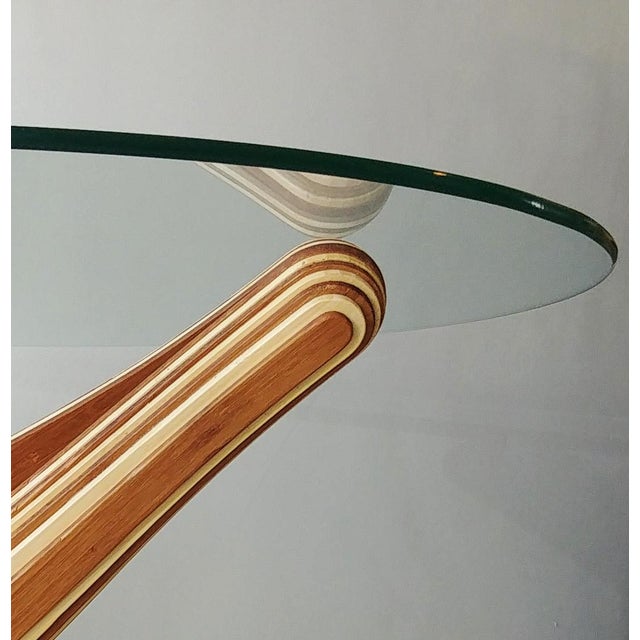 "Lock" Caramel Naturel Bamboo Coffeetable For Sale - Image 6 of 12