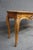 Henredon French Country Cherry console table. Features carved shell and scroll details across the apron and tapered...