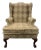 Ethan Allen Wingback Chair - Traditional Fringe Trim, Cozy Reading Chair, Priced to Sell For Sale