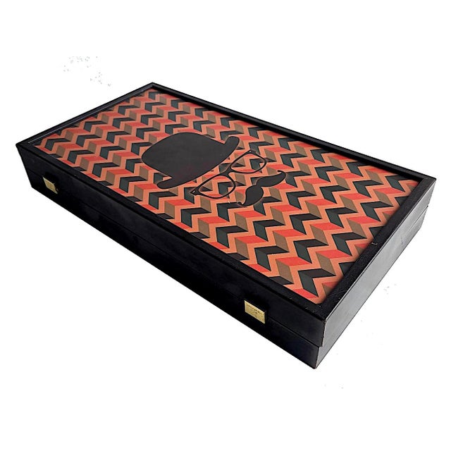 AERIN Hipster Backgammon Set by Manopoulos, 36 Pieces For Sale - Image 4 of 17
