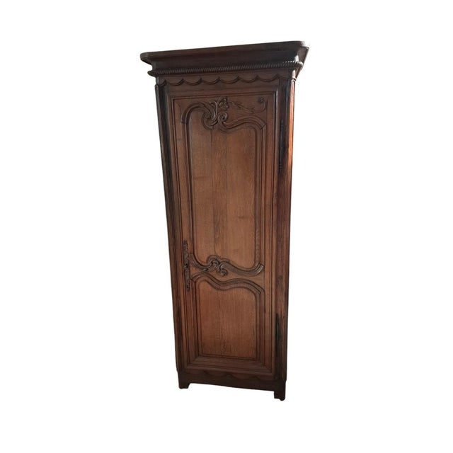 Wood Louis XIV Regency Oak Bonnetière, 1890 For Sale - Image 7 of 7