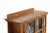 Brown Mission 1 Door Bookcase With Side Shelves - MC For Sale - Image 8 of 10