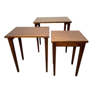 Nesting Tables in Wood, Set of 3 For Sale