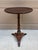 Antique Regency Solid Walnut Round Side Table, Early 20th Century For Sale - Image 11 of 11