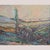 Unknown, Expressionist Landscape, 1950s, Oil on Canvas For Sale - Image 9 of 9