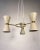 Metal Scandinavian Chandelier by Alf Svensson for Bergboms, 1950s. For Sale - Image 7 of 13