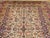 Textile Vintage Oversized Persian Kerman Rug, Hand-Knotted Wool, Allover Floral Pattern, Ivory & Red, 11’ X 18’ For Sale - Image 7 of 14