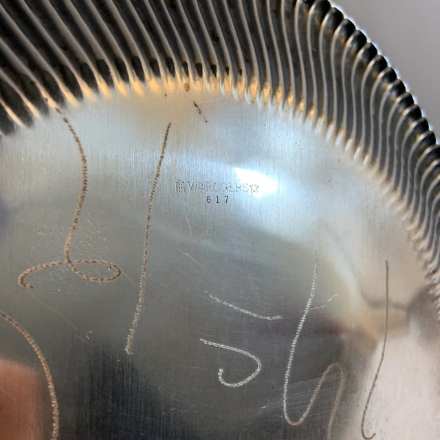 1939 New York World's Fair Rogers Silver Plate Platter For Sale - Image 10 of 12