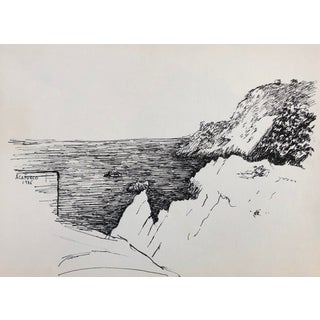 1985 Acapulco Cliffs View by Hayward Cirker For Sale