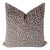 Lillian August Gray Spotted Print Throw Pillow For Sale