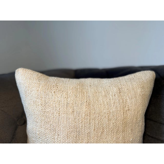 This pillow is made from authentic Turkish hemp (kendir) fabric — one of the oldest and most natural textiles in Anatolian...