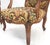 Pair of His & Hers Finely Carved Walnut Country French Lounge Armchairs Tapestry For Sale - Image 6 of 16