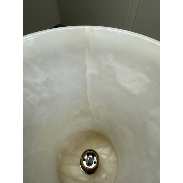 Mid 20th Century Italian Carved Alabaster Urn Accent Lamp For Sale In Greensboro - Image 6 of 9