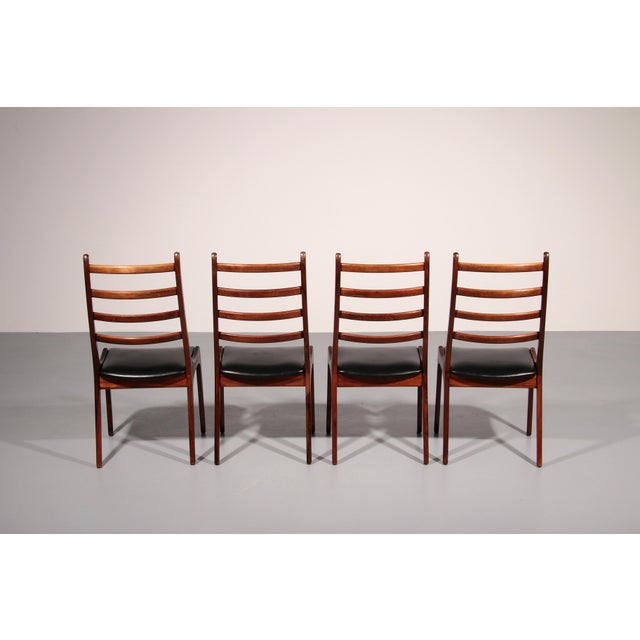 Vintage Danish Chair by Kai Kristiansen for KS Mobler, 1960s, Set of 4 For Sale - Image 4 of 13