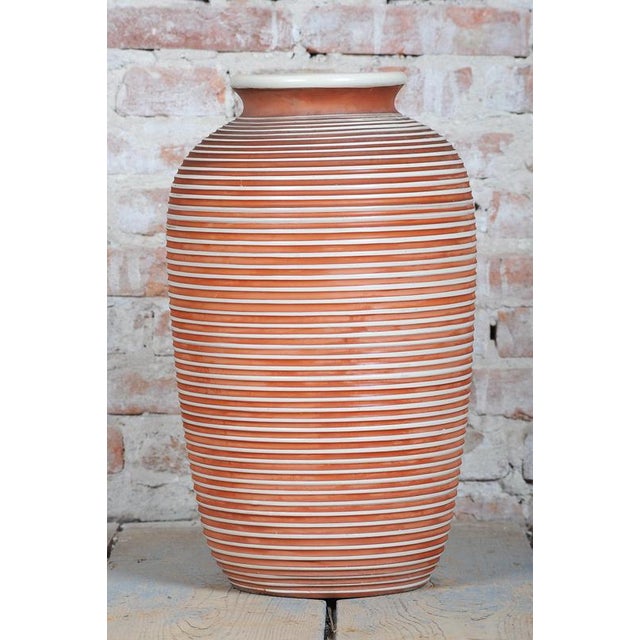 Mid-Century Modern Vase in Ceramic, Czech, 1940s For Sale - Image 3 of 11