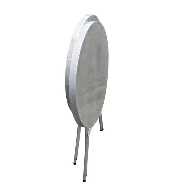 Aluminium Standing Tables, 1970s, Set of 2 For Sale - Image 6 of 18