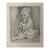 1940s Original Signed Graphite Illustration of Baby Hugging Puppy, 12 I× 10 In. For Sale