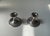 Art Deco Danish Low Silver Candleholders, 1950s, Set of 2 For Sale - Image 3 of 9