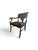 Wood Vintage Shelby Williams Regency Ebonized & Gilt Armchair For Sale - Image 7 of 11