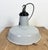 Industrial Grey Enamel Factory Pendant Lamp, 1960s For Sale - Image 11 of 17