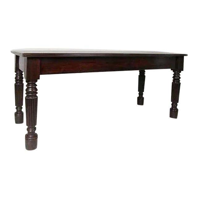 Anglo Indian Rosewood Dining Table For Sale