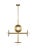 The Nodes five light linear chandelier by Kelly Wearstler supplies ample lighting for your daily needs, while adding a...
