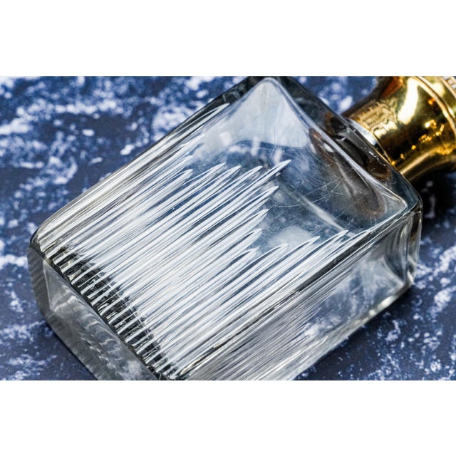 Gilded Age Antique Vanity Dressing Set Leather Case French Sterling Silver Jar Scent Perfume Bottle Brushes Grooming For Sale In New York - Image 6 of 18