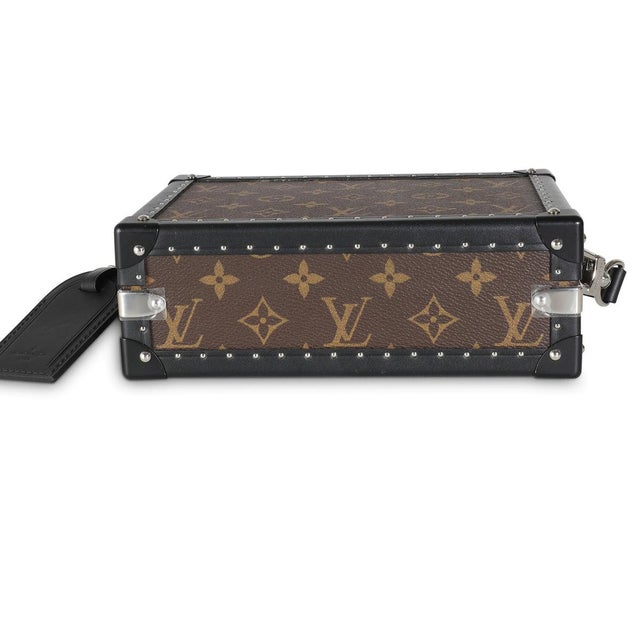 2020s Monogram Macassar Canvas Clutch Box For Sale - Image 5 of 9