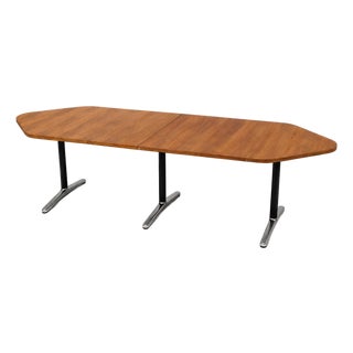 Large Vintage Dining Table, 1970s For Sale