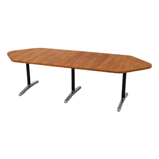 Large Vintage Dining Table, 1970s For Sale