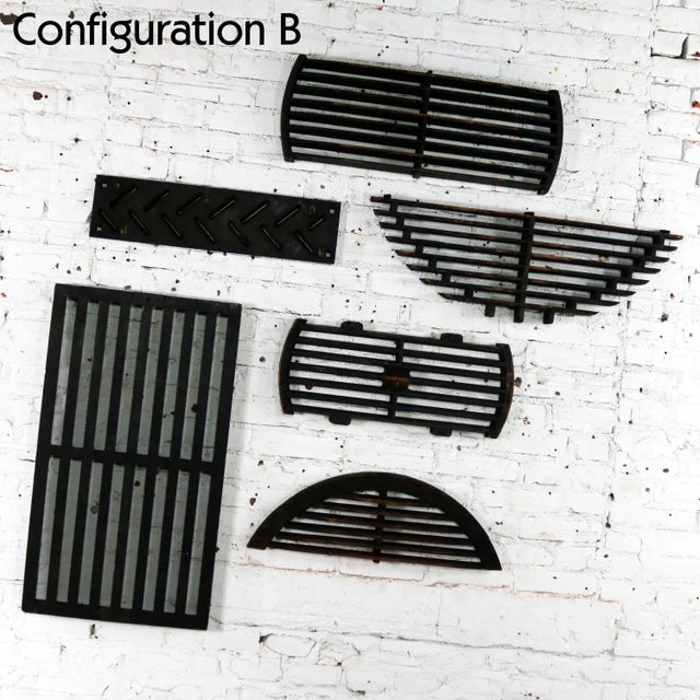 American Antique Industrial Foundry Patterns for Molds Handmade Wood Set of Six, Group 9 For Sale - Image 3 of 13