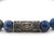 Contemporary Lapis Lazuli & Sterling Silver Unique Evil Eye Symbol Beaded Bracelet For Sale - Image 3 of 7