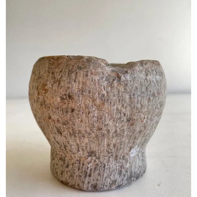 Late 20th Century Stone Mortar Bowl For Sale - Image 4 of 7