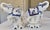 Ceramic Vintage Blue and White Auspicious Porcelain Elephants - A Pair For Sale - Image 7 of 9