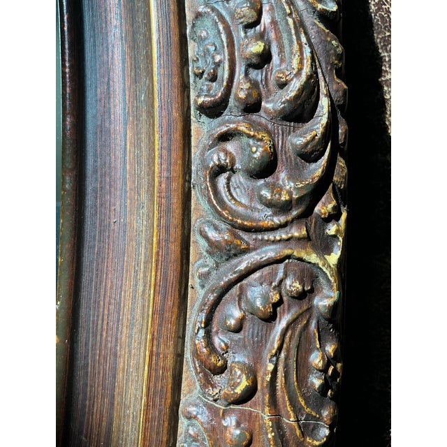 Vintage j.a. Olson Oval Mirror For Sale - Image 9 of 10