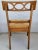 1970s Vintage Italian Provincial Duncan Phyfe Style Solid Wood Dining Chairs- Set of 5 For Sale - Image 5 of 7