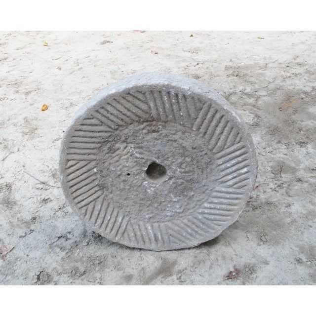 1930s 1930s Granite Mill Water Fountain Stone 6 For Sale - Image 5 of 7