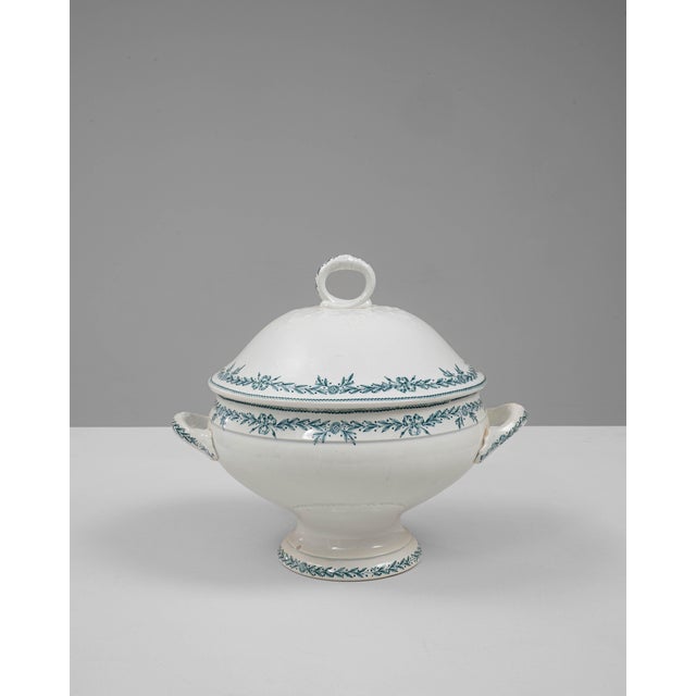 20th Century French Special Edition Porcelain Tureen With Lid For Sale - Image 16 of 18