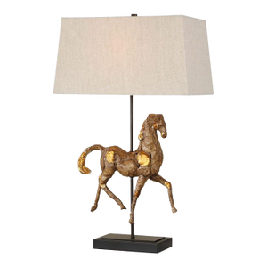 Golden Horse Table Lamp