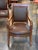 19th Century Pair of 19th Century French Fauteuils With Leather Upholstery For Sale - Image 5 of 10