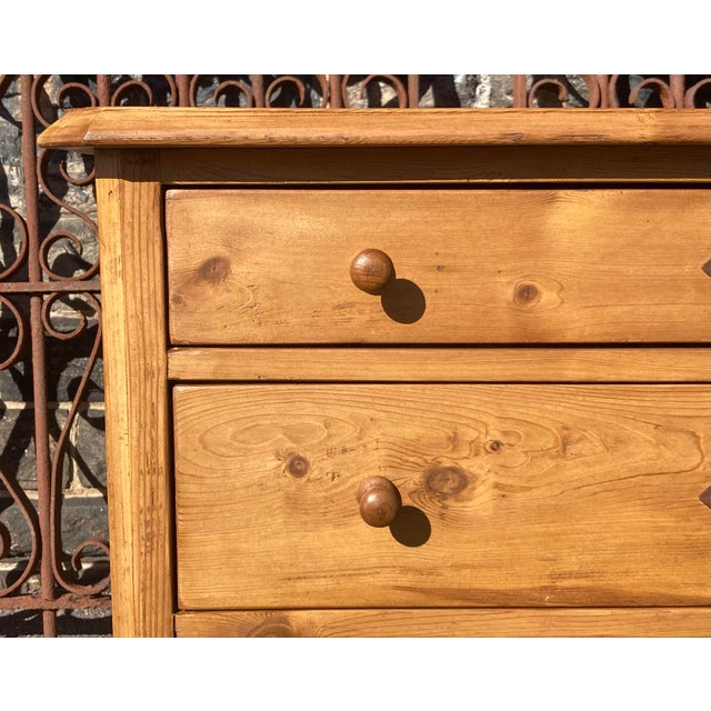 Wood 1900-1909 Pine Chest of Four Drawers, Denmark For Sale - Image 7 of 15