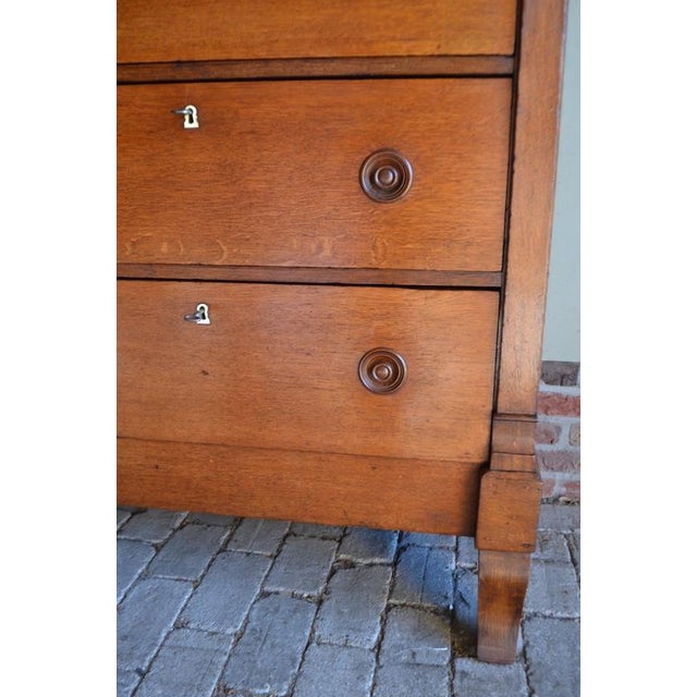 Antique Oak Empire Chiffonier For Sale - Image 6 of 11