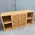 This vintage blonde wicker credenza brings natural texture and relaxed bohemian charm to any interior. Its clean...