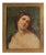 19th Century Portrait Representing a Romantic Pose of a Woman For Sale