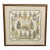 Vintage Framed Hermes Scarf Costumes Des Dames For Sale