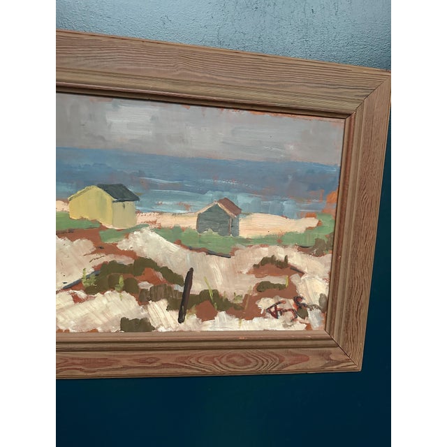 Frans Lundberg, Coastal Village, 1950s, Oil on Panel, Framed For Sale - Image 17 of 18